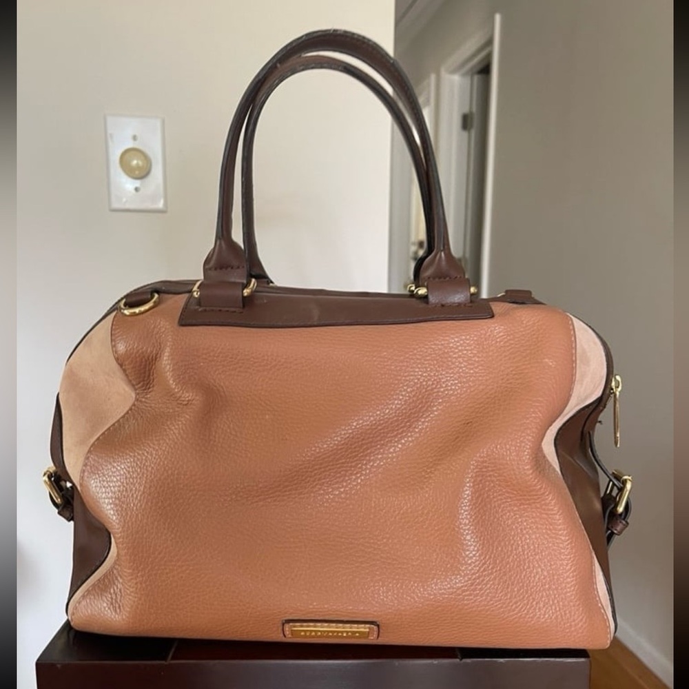 BCBGMaxAzria Lucinde Color Block Satchel Handbag